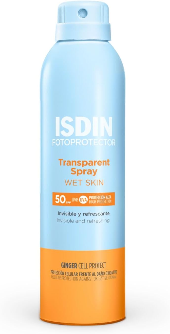 Isdin Spray transparente para piel húmeda