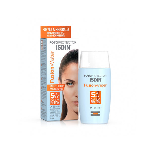 Fotoprotector Fusion Water SPF 50+ Acabado seco 50ml