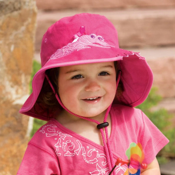 Hat Crocodile Girls Pink