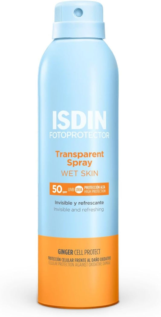 Isdin Spray transparente para piel húmeda